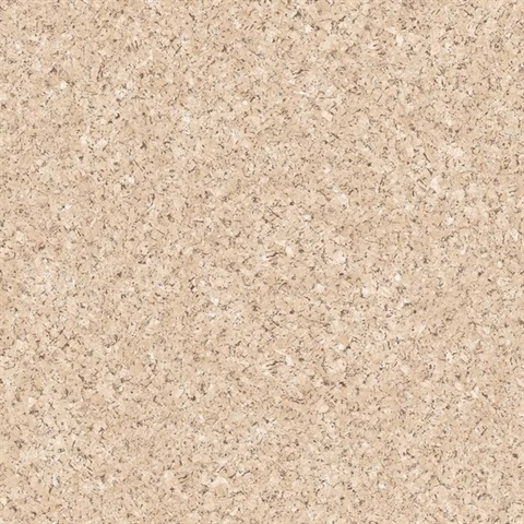 Cork Texture Natural Light Wallpaper