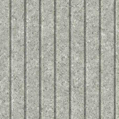 Corkboard Stripe Sage Green Wallpaper