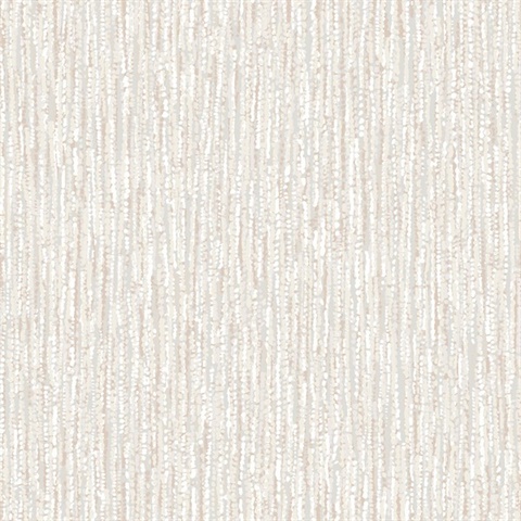 Corliss Blush Faux Beaded Strands Wallpaper