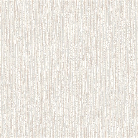 Corliss Blush Faux Beaded Strands Wallpaper