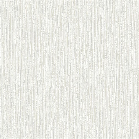 Corliss Light Grey Faux Beaded Strands Wallpaper