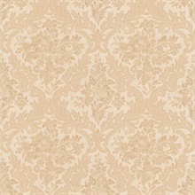 Cotswold Peach Floral Damask