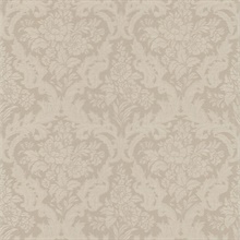 Cotswold Taupe Floral Damask