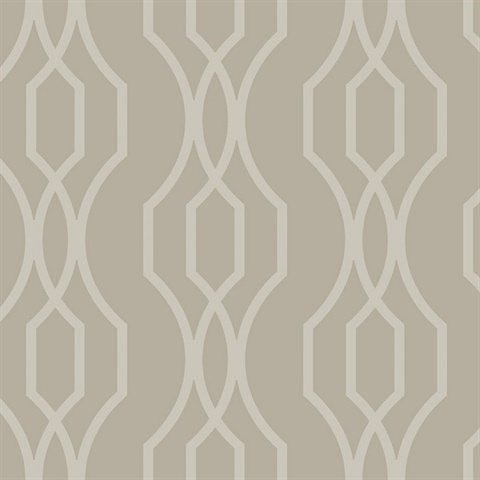 Coventry Taupe Trellis