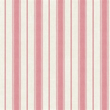 Cranberry Eliott Linen Stripe Wallpaper