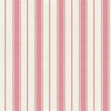 Cranberry Eliott Linen Stripe Wallpaper