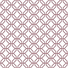 Cranberry Trellis Geometric  Positive Wallpaper