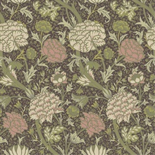 Cray William Morris Classic Floral Bouquet Wallpaper