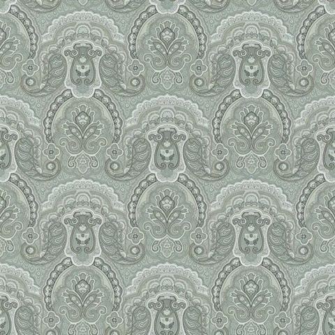 Crayford Paisley Dove Ralph Lauren Wallpaper