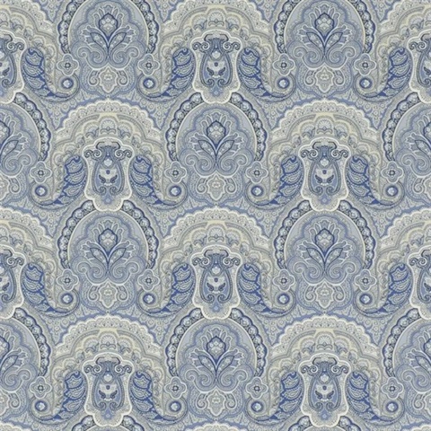 Crayford Paisley Porcelain Ralph Lauren Wallpaper