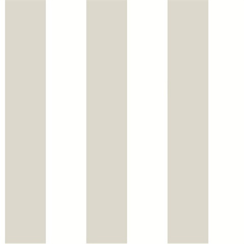 Cream Awning Stripe Wallpaper