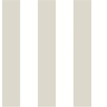 Cream Awning Stripe Wallpaper