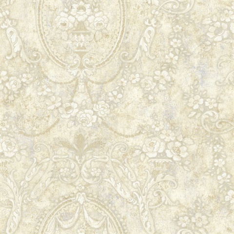 Cream Cameo Floral