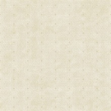 Cream Commercial All Over Circles Wallpaper