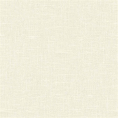 Cream Crosshatch Linen Wallpaper
