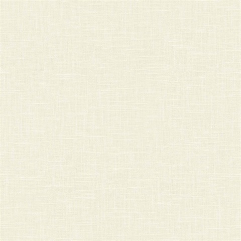 Cream Crosshatch Linen Wallpaper