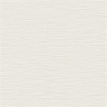 Cream Faux Linen Weave Wallpaper