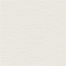 Cream Faux Linen Weave Wallpaper