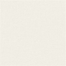 Cream Faux Woven Linen Textured Wallpaper