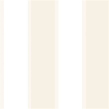 Cream Formal Stripe Wallpaper