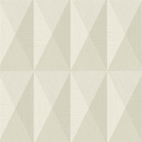 Cream Geometric Traingle Wallpaper