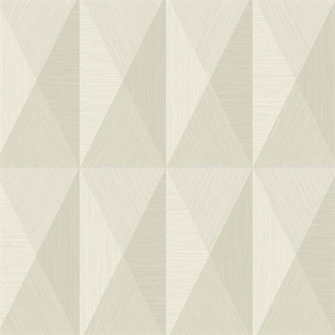 Cream Geometric Traingle Wallpaper