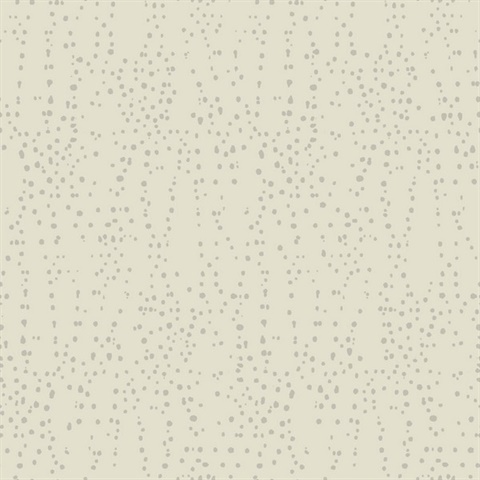 Cream & Glint Star Struck Metallic Dots Wallpaper