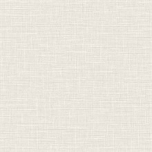 Cream Grasmere Crosshatch Tweed Weave Wallpaper