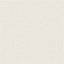 Cream Grasmere Crosshatch Tweed Weave Wallpaper