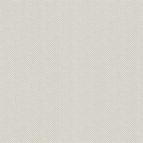 Cream &  Grey Textured Faux Linen Wallpaper