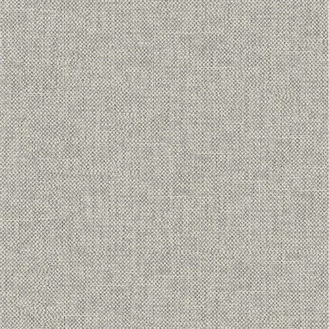 Cream &  Grey Woven Textured Wallpaper