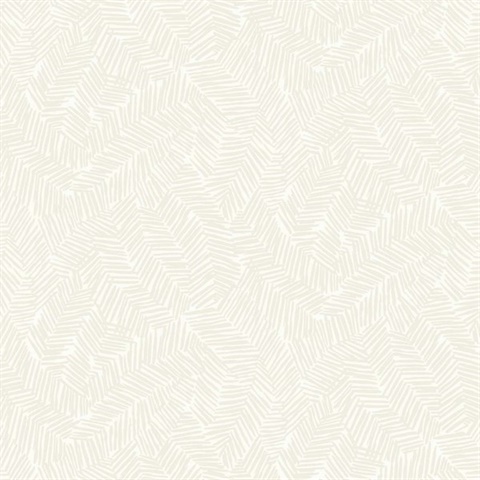 Cream Hash Mark Lines Wallpaper