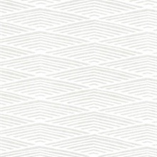 Cream Lofty Peaks Geometric Diamonds Wallpaper