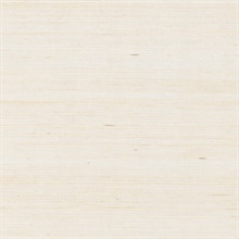 Maguey Natural Sisal Grasscloth Cream Wallpaper