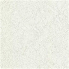 Cream Marble Textured Swirl Wallpaper