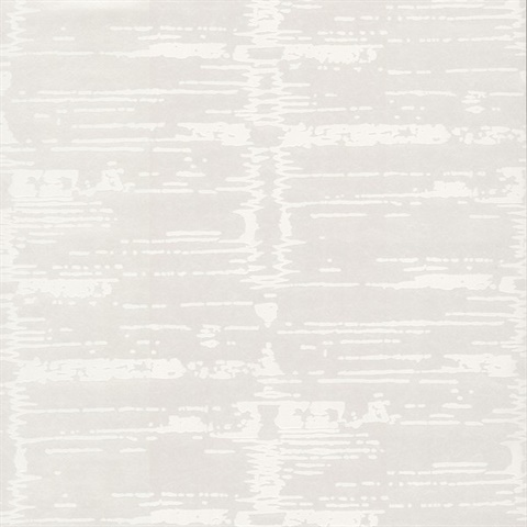 Cream & Neutral Velveteen Metallic Flock Horizontal Stria Wallpaper