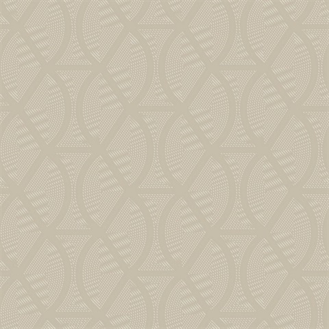 Cream Opposites Attract Glitter Texture Braid Trellis Wallpaper