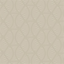 Cream Opposites Attract Glitter Texture Braid Trellis Wallpaper