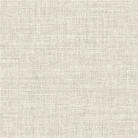 Cream Randi Tight Weave Faux Grasscloth Wallpaper