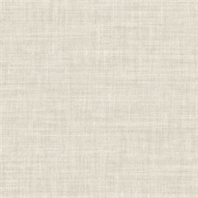 Cream Randi Tight Weave Faux Grasscloth Wallpaper