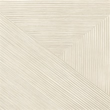 Cream Rutland Geometric Faux Wood Wallpaper