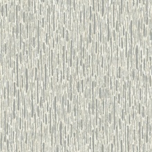 Cream &amp; Silver Metallic Abstract Distress Lines Wallpaper