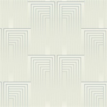 Cream & Silver Vanishing Gradient Foil Wallpaper
