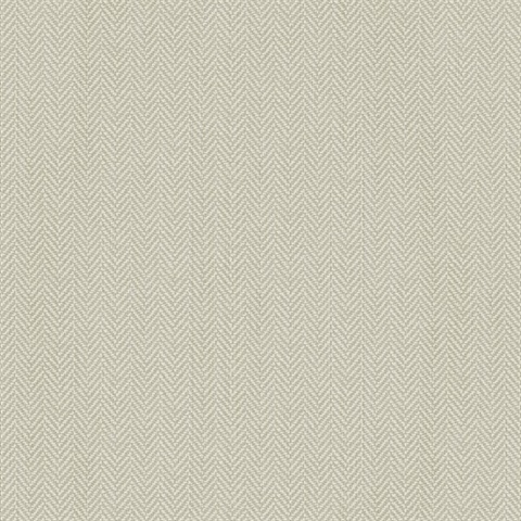 Cream &  Taupe Textured Faux Linen Wallpaper