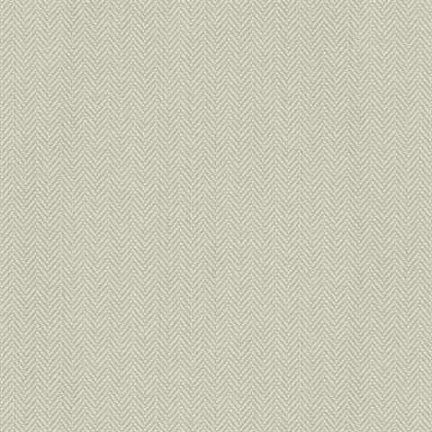 Cream &  Taupe Textured Faux Linen Wallpaper