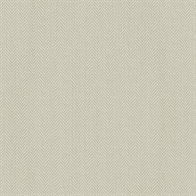 Cream &  Taupe Textured Faux Linen Wallpaper