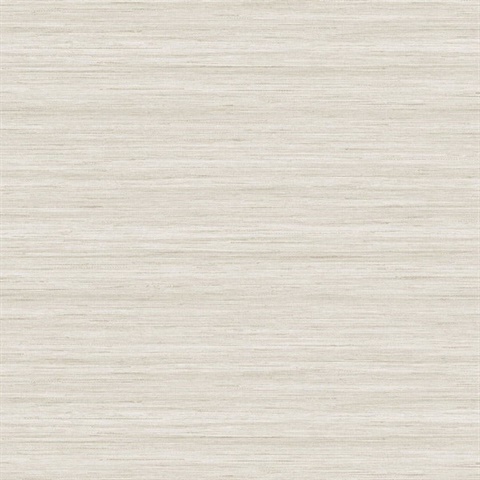 Cream Textured Horizontal Silk Wallpaper