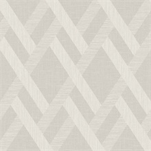 Cream Trellis Wallpaper