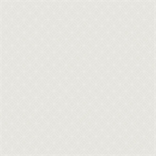 Cream & White Asian Lattice Wallpaper