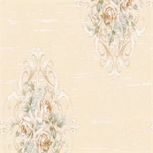 Cresswell Cameo Floral Damask